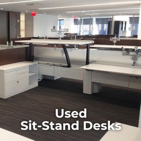 Used Sit-To-Stand Desks